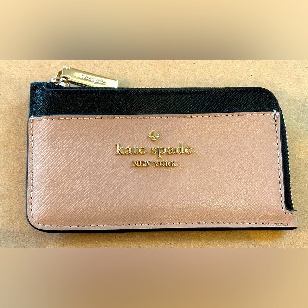 Kate spade Madison colorblock saffiano card holder